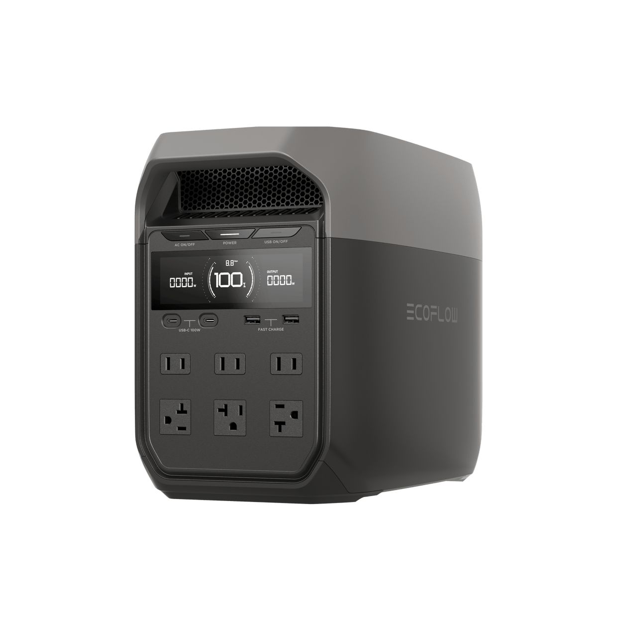 EcoFlow DELTA 3 three-quarter packshot