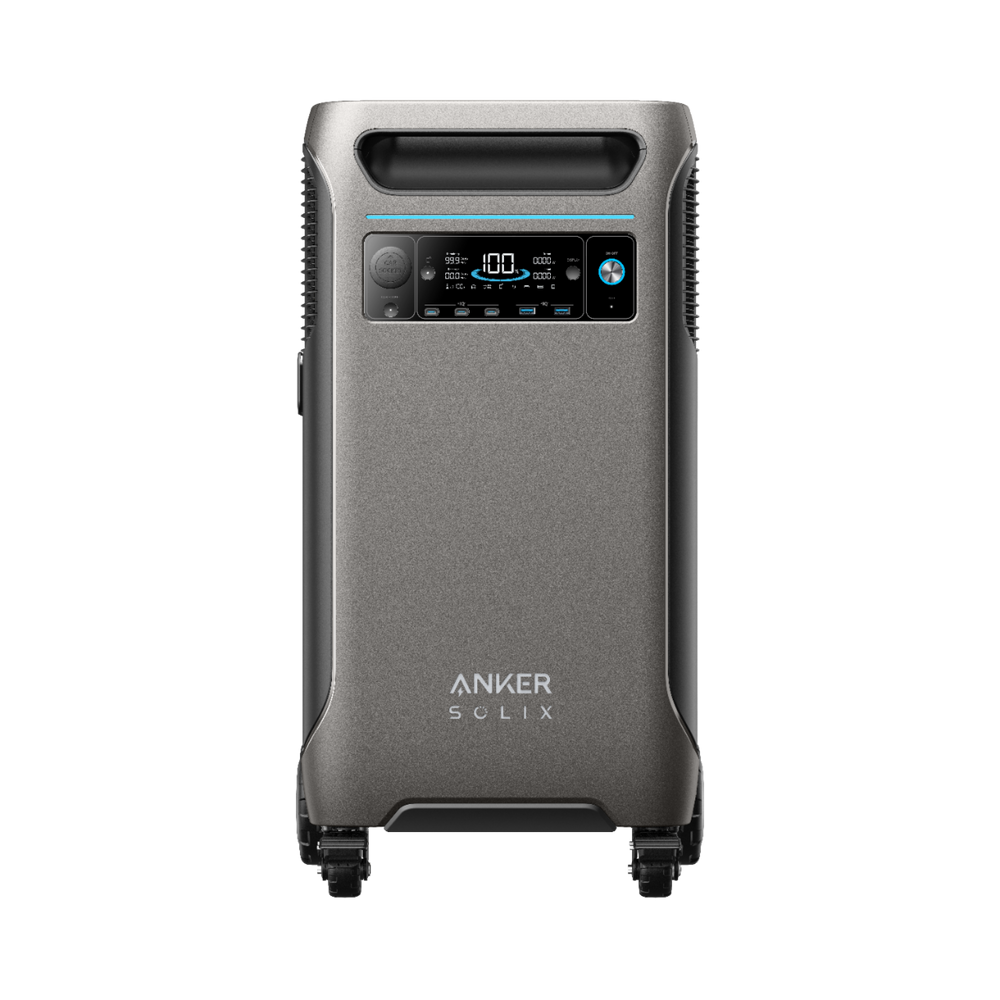Anker SOLIX F3800 front panel and display