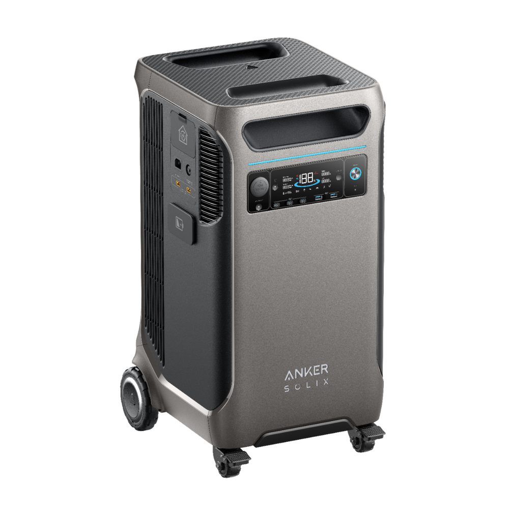 Anker SOLIX F3800 side ports and handle