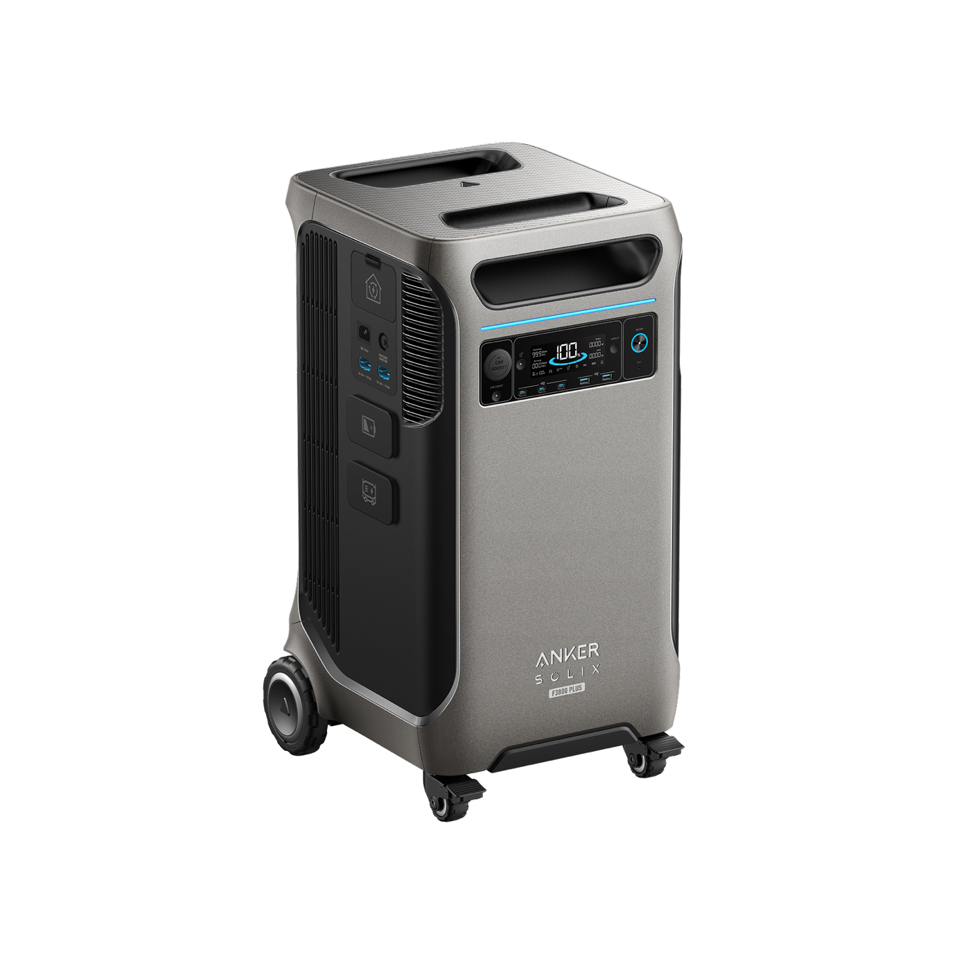 Anker SOLIX F3800 Plus front and display